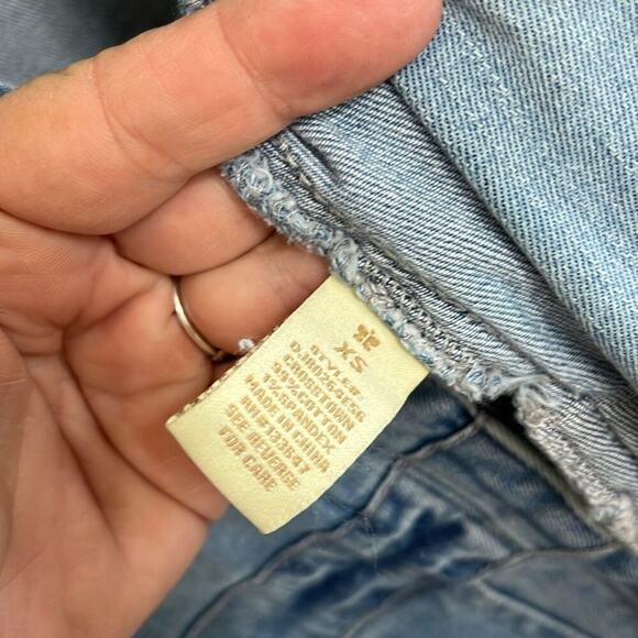 Altar’d State size XS denim jean jumpsuit - Picture 6 of 6